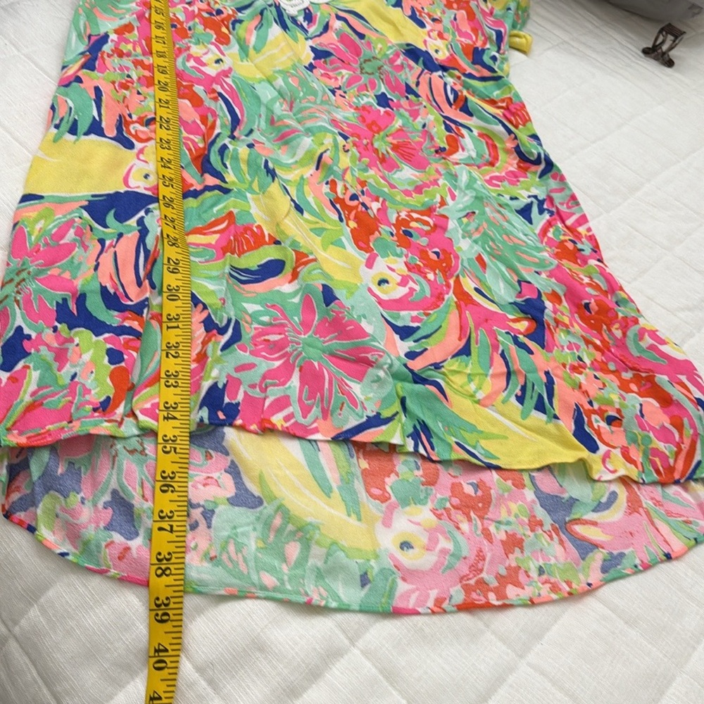 Lilly Pulitzer HARLOW TUNIC DRESS Multi Casa Banana sz L - Picture 8 of 10
